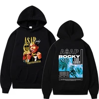hip hop music rapper asap rocky double sided print hoodie regular men women rock punk sweatshirt fashion oversized streetwear