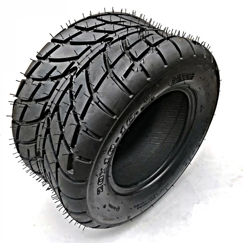 

20X10-10 Inch Road Tire 10 Inch Vacuum For ATV UTV Go kart 125 150cc Scooter Kazuma Baja Kymco Taotao
