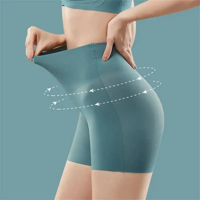 

Женские бесшовные шорты с высокой талией, большие размеры