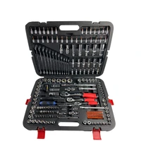 215pc professional socket set crv material hand tools 12 38 14 socket tools set car repairing professional socket set