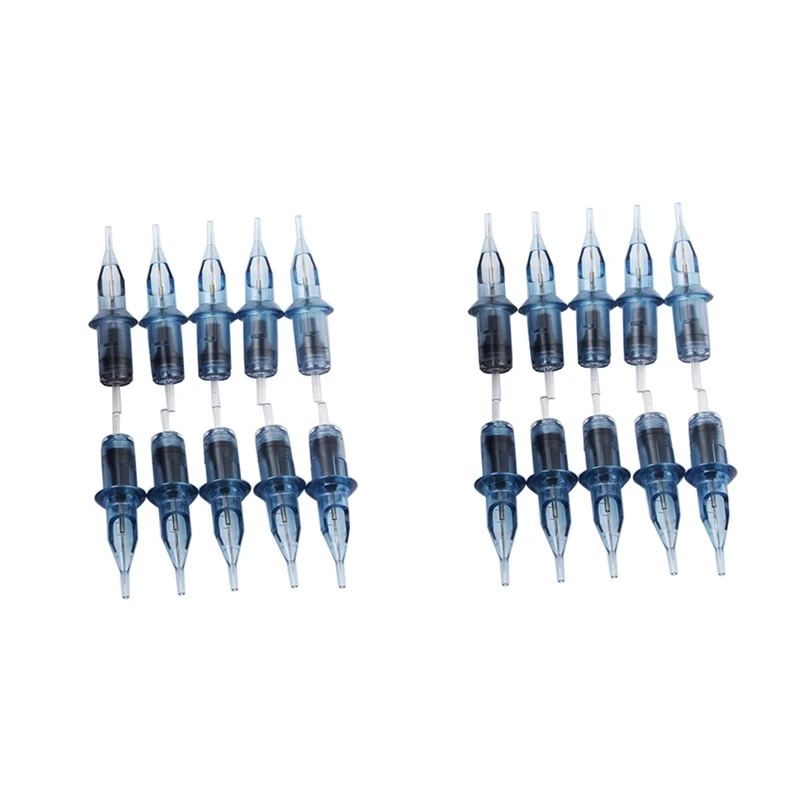 

Одноразовые картриджи для перманентного макияжа 20 шт., иглы Rl/Rm/M1/Rs, Вращающаяся ручка для татуировок 5Rl