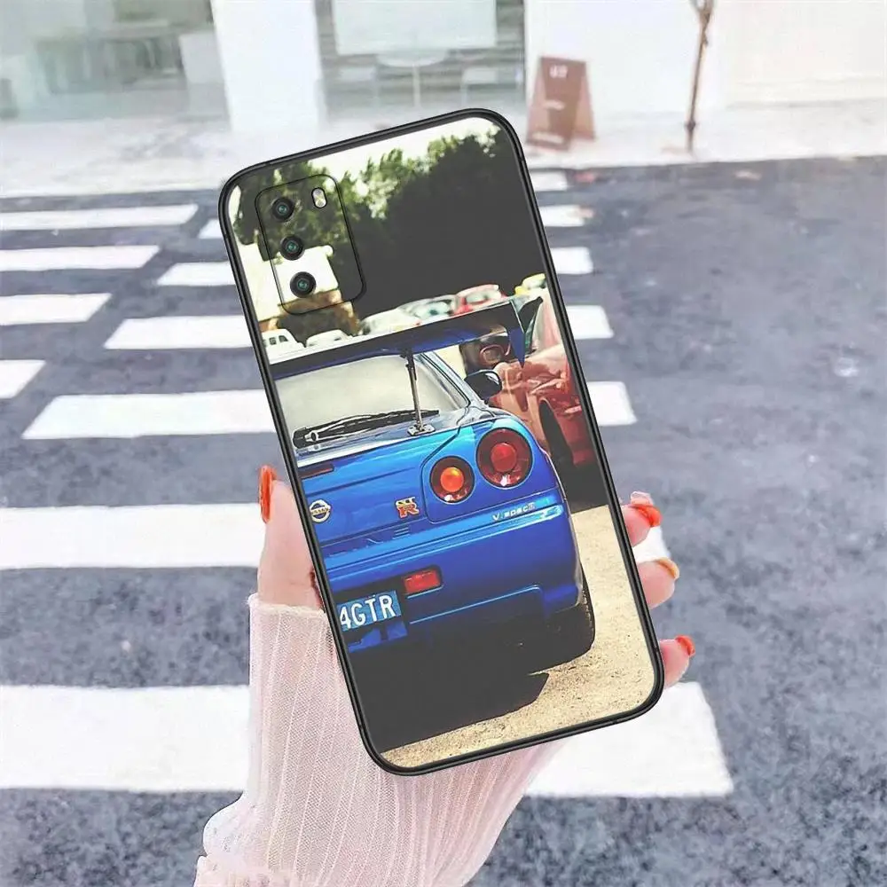 Черный автомобиль R34 для LG Harmony 4 K31 K51 X Power 2 Q Stylo 5 6 V60 ThinQ 5G черный футляр Силиконовая