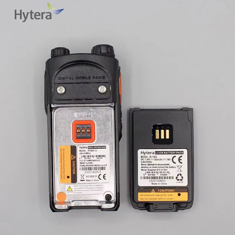 Псевдобагажник HYTERA PD485 PD482 2 шт. цифровая Двусторонняя радиостанция с полной