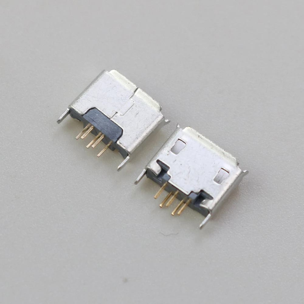

1Pcs/lot MICRO 5P female socket 180 degree Mike 5pin USB socket Interface Connector Vertical DIP edge curl