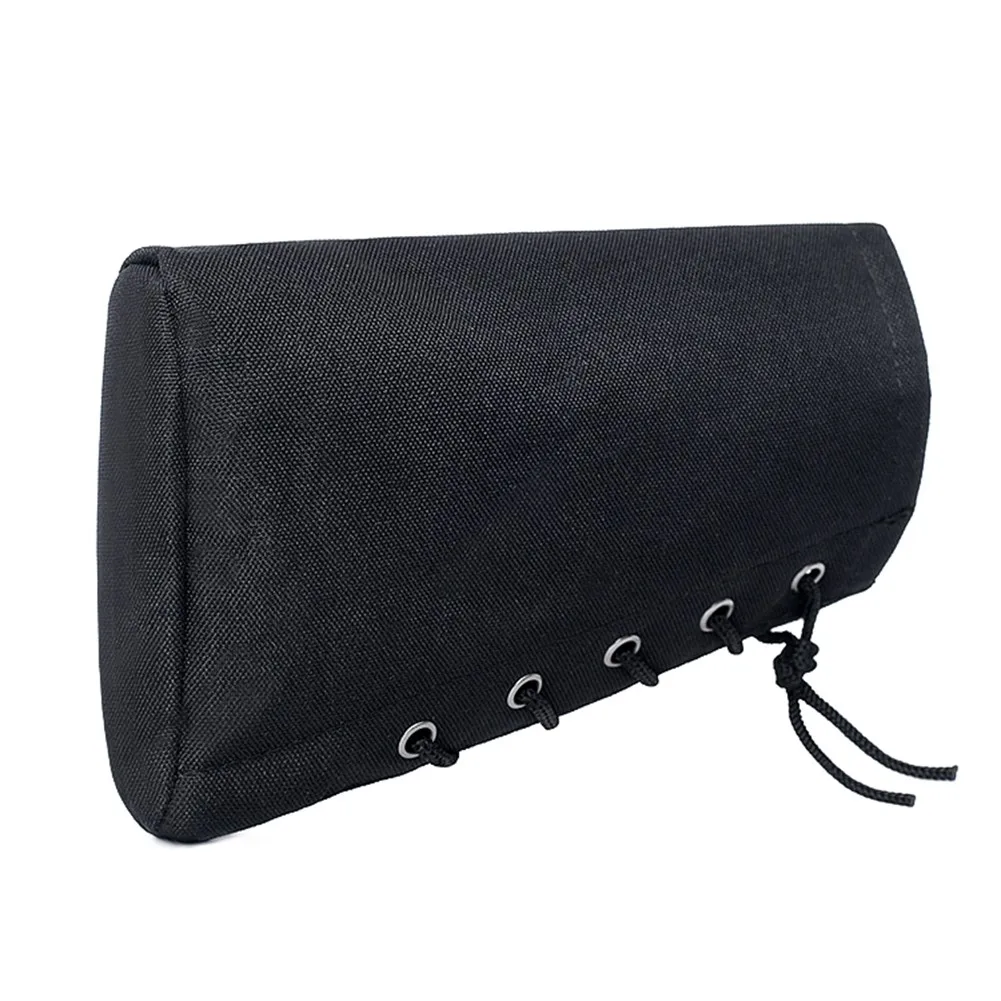 

6 Rounds Cartridge Rifle Ammo Holder 5*12cm Bottom Size 12/20g Bullets Buttstock Bag Adjustable Size For Hunting Accessories