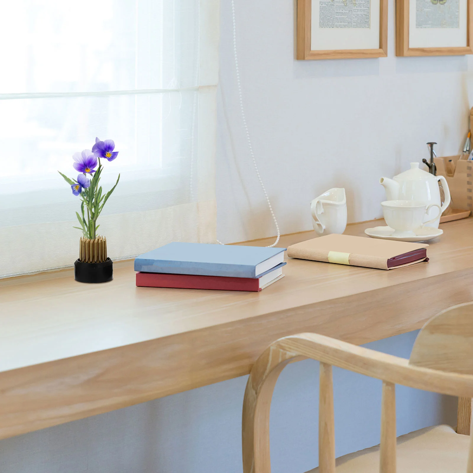 3 шт. для цветов горшки Jianshan фиксирующая основа японский держатель резиновая