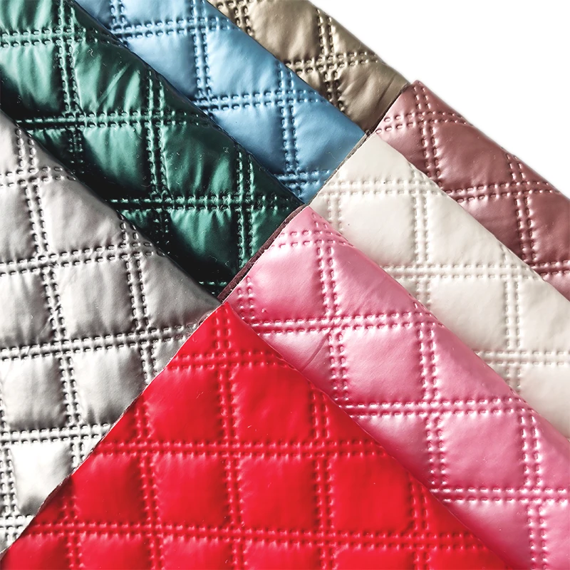 

Line Embossing Artificial Leather 46*135cm Car Upholstery Fabric for Sewing Fake Furniture Diy Craft Supplies Apparel Arts Home