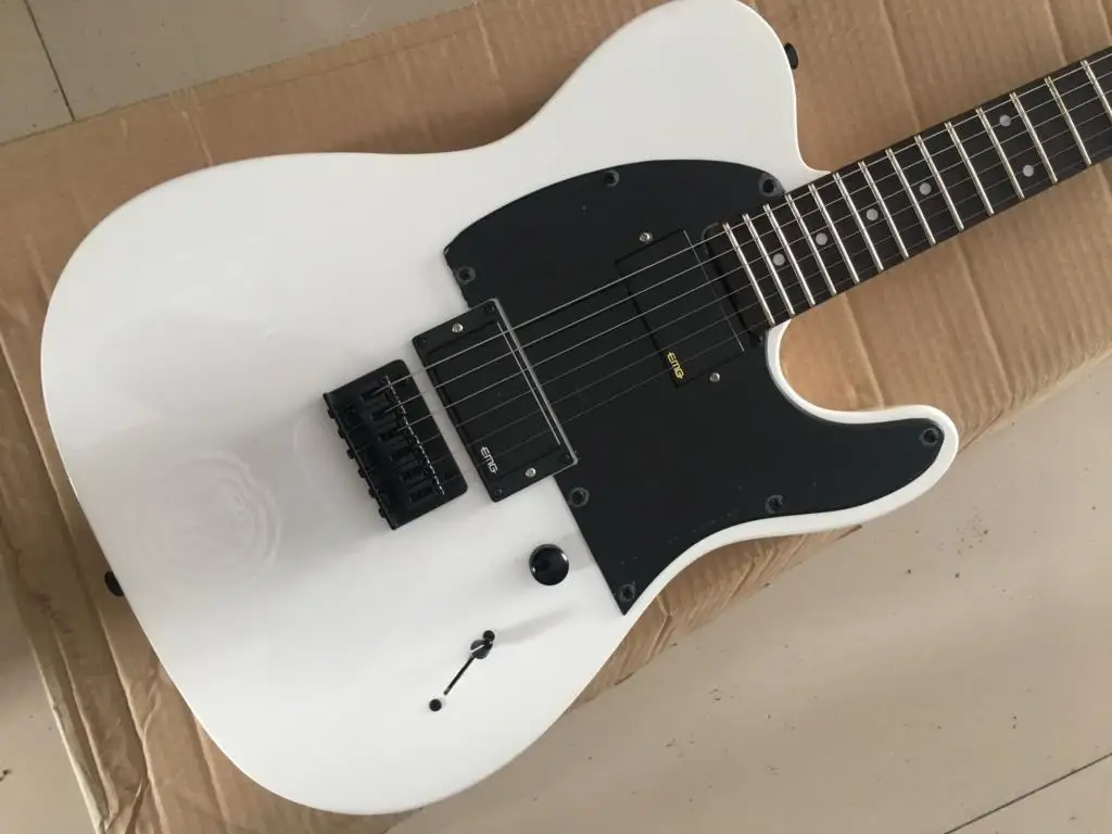 

China guitar factory custom new white tl Electric Guitar Black hardware Free shipping In stock 11