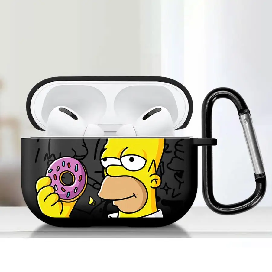 Фото Крутой чехол с изображением Симпсонов для Airpods Pro 2 Pro2 3 Pro3 4 1, чехол для наушников №5