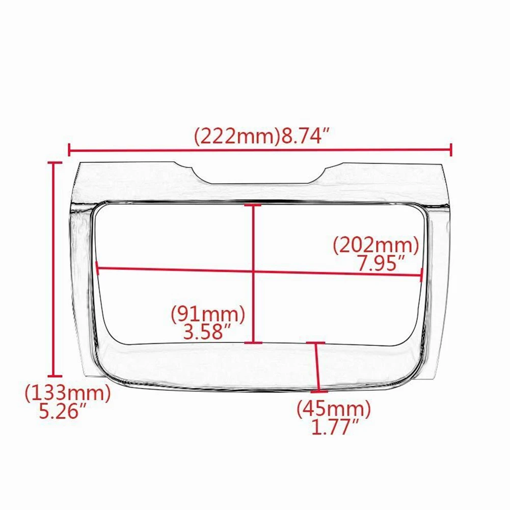 5 шт. хромированный внутренний обтекатель для мотоцикла трехлинейный Калибр