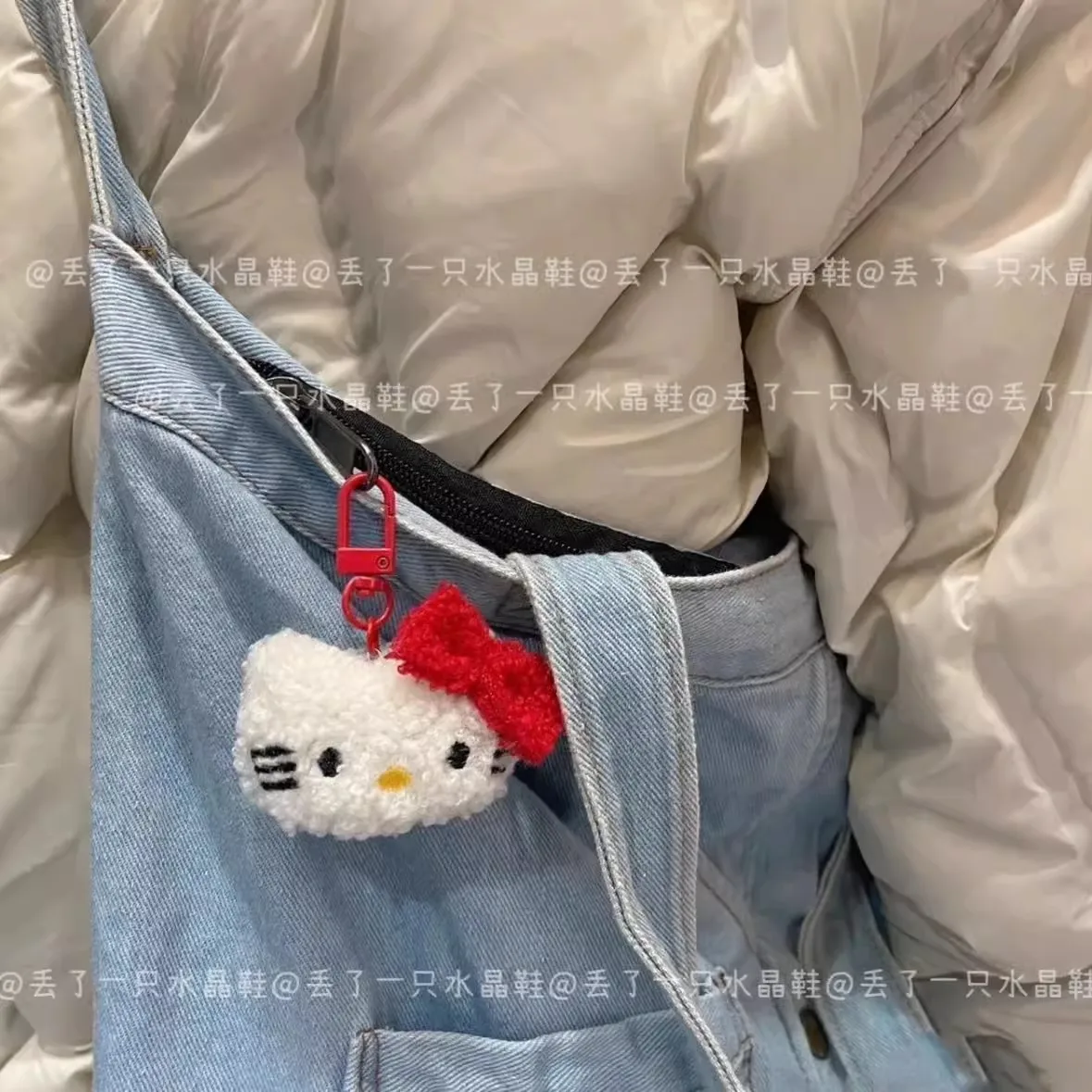 Милый мягкий брелок в виде кошки сопровождает повседневную жизнь Детская