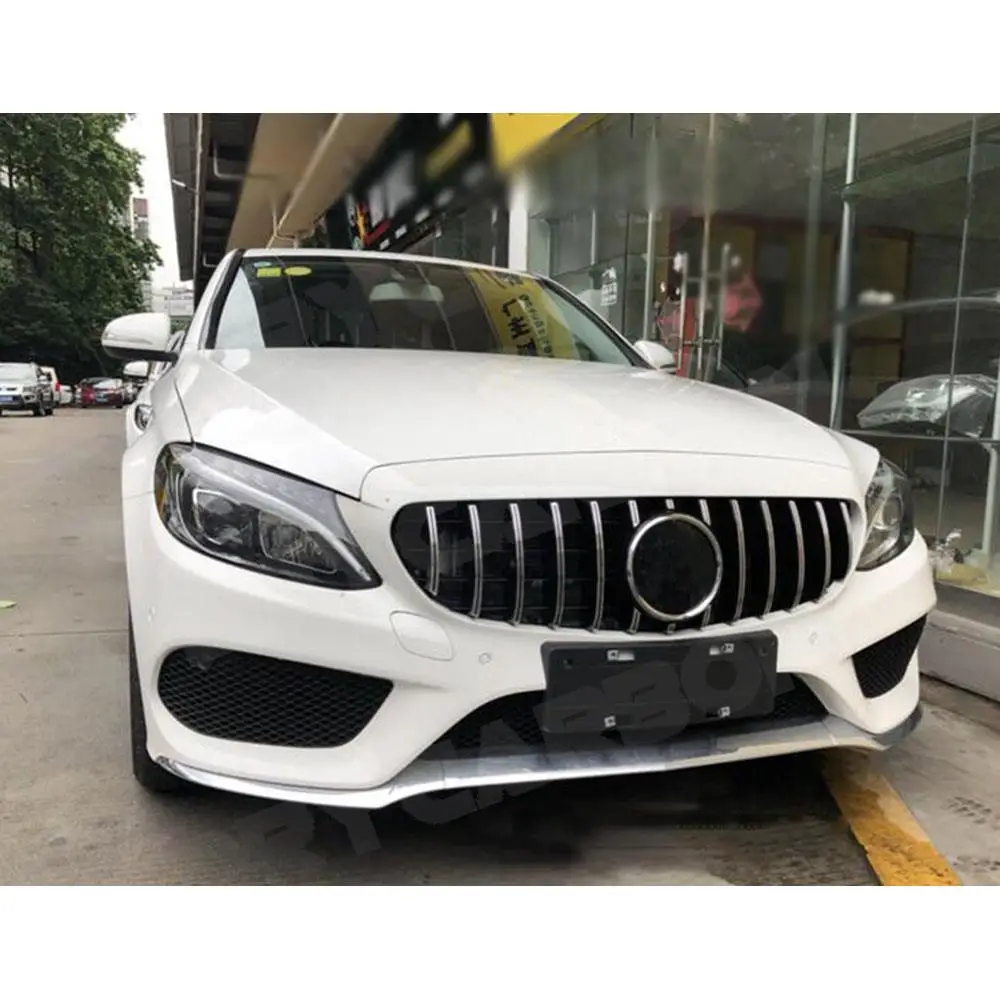G-образный передний решетчатый бампер для Mercedes W205 Benz C S205 C205 C43 C260 C250 C180 C200 C300 2015 2016