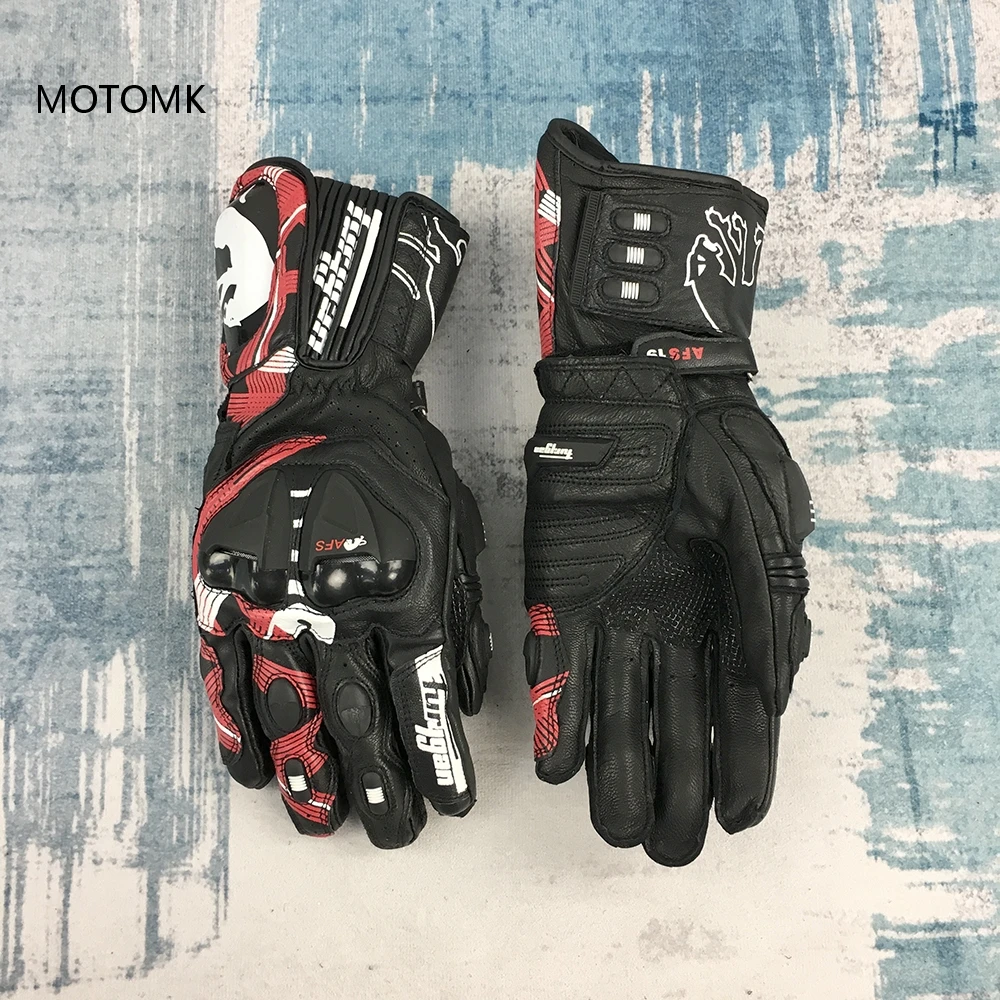 Перчатки Furygan AFS 19 для локомотивных гонок мотоциклетные длинные рыцарские из