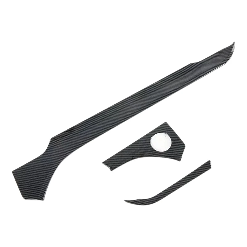 Для Ford Explorer 2020 3 шт. углеродное волокно ABS Автомобильная панель приборной панели