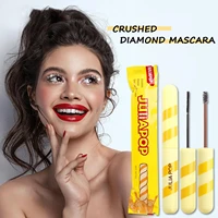 diamond glitter mascara fast dry eyelashes curls extension make up waterproof long lasting lengthens eye lash mascara