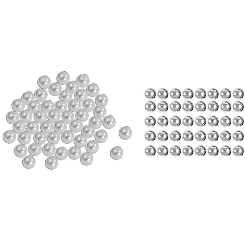 

90 Pcs Replacing Parts Bike Bicyle Steel Ball Bearing, 50 Pcs 7Mm Diameter & 40 Pcs 9 Mm Diameter