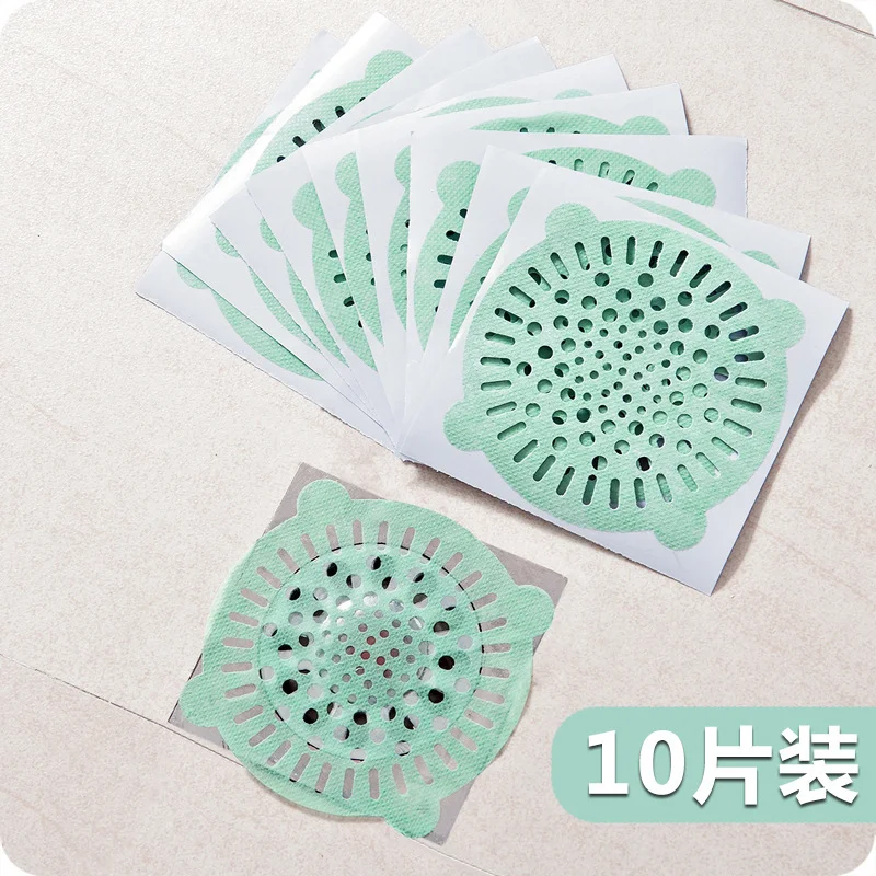 

Bathroom sewer hair floor drain paste disposable filter mesh sink paste toilet hair blocking artifact