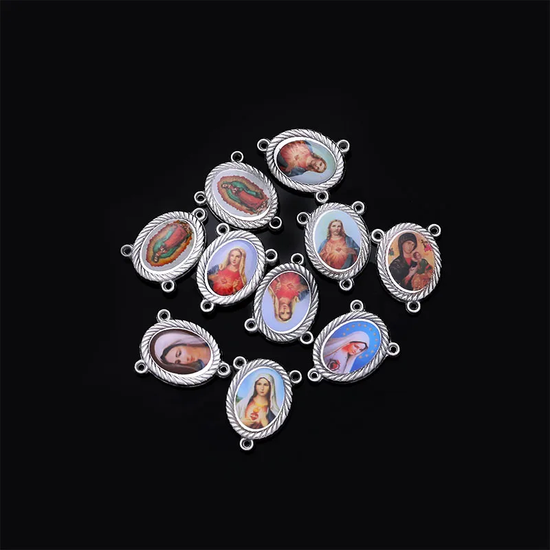 10 шт./стикер с изображением Святой середины католической медали Иисуса Марии