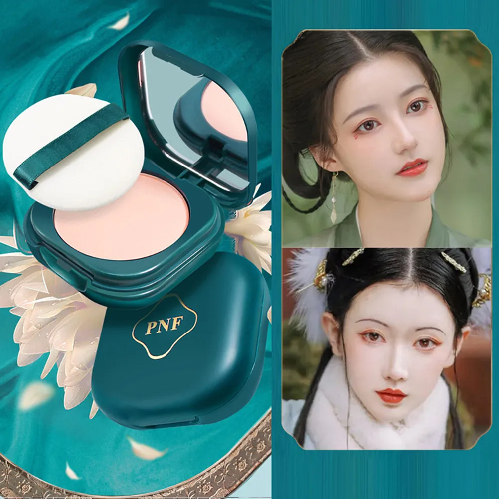 

3 Colors Face Pressed Powder Full Coverage Foundation Oil Control Loose Powder Long Lasting Natural Face Powder Korean Makeup