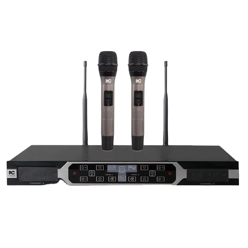 

T-521UH UHF PA System cheap indoor wireless microphones