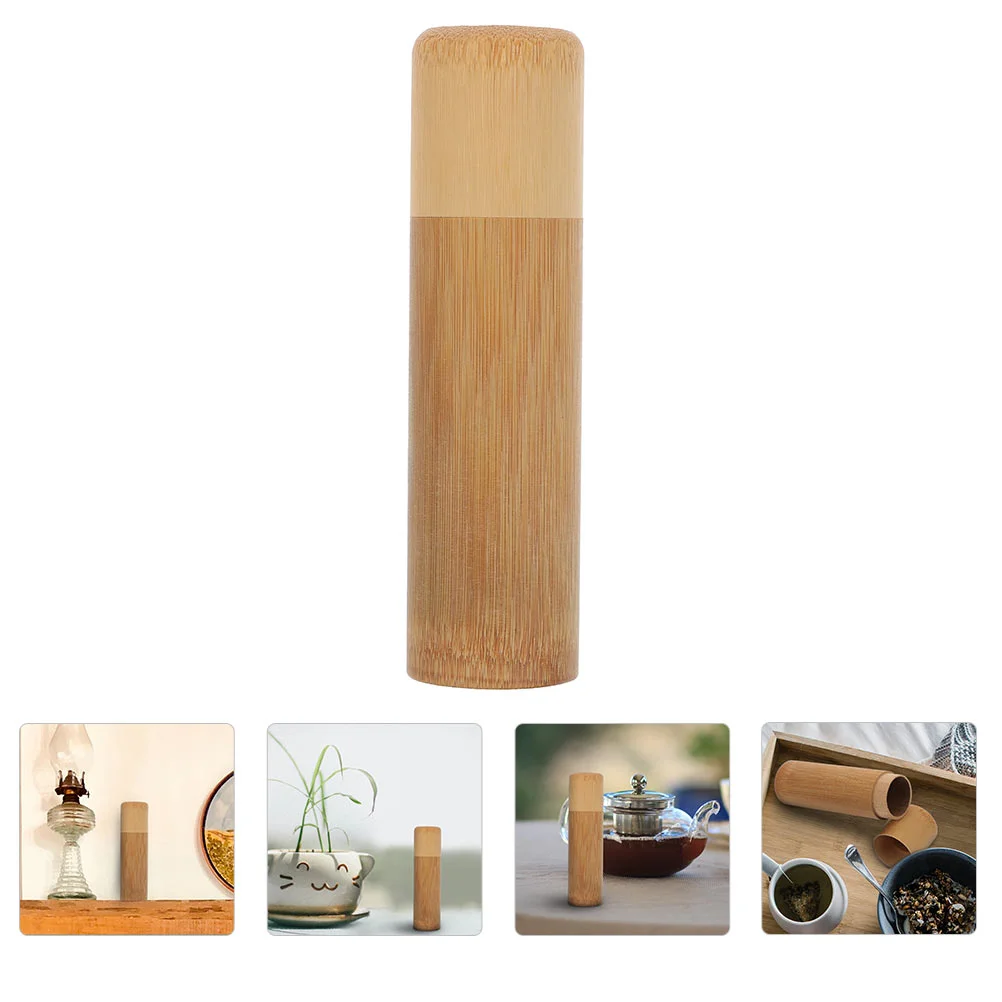 

Контейнер для хранения благовоний, бамбуковая трубка для благовоний, в стиле ретро, чайная канистра