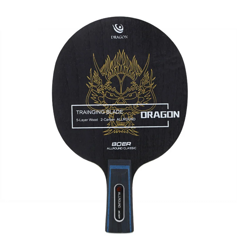 

Table Tennis Racket Blade,5 Layers Wood + 2 Layers Carbon, High Speed Ping Pong Blade For Quick Attack Offensive Players