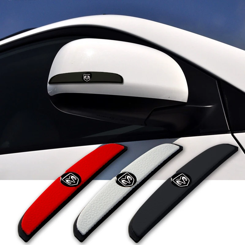 

Car Door Edge Anti Scratch Protection Rearview Mirror Protector Sticker Bumper for Dodge Ram Caliber Journey Durango Charger