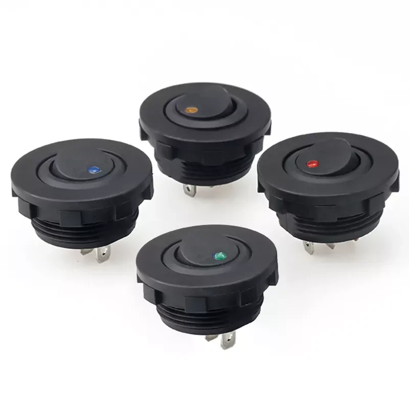 

Round Rocker Toggle LED Switch 3 Pin 12V 20A Car Dashboard Dash Boat Truck Push Button Switchs