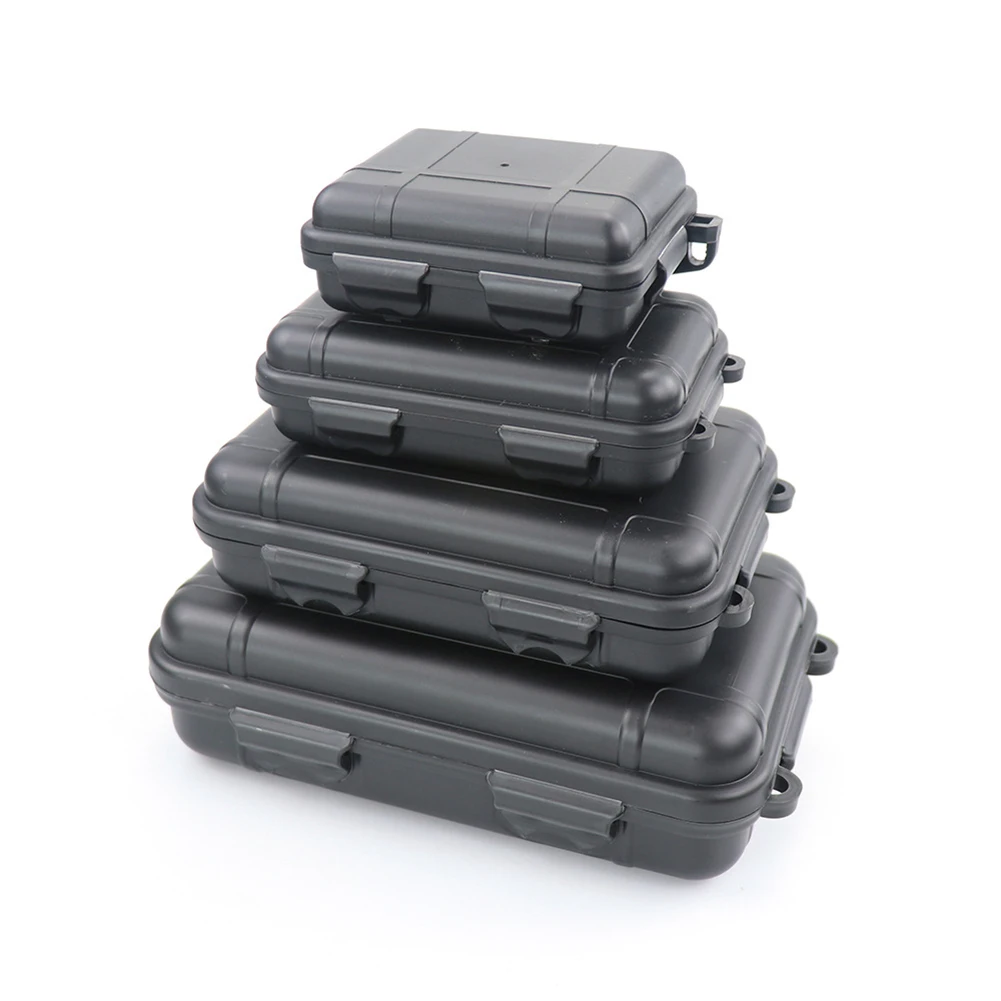 

Outdoor Waterproof Shockproof Boxes Survival Airtight Case Holder for Storage Matches EDC Tools Travel Sealed Containers