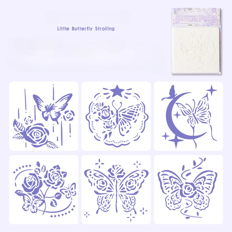 

Набор из 6 трафаретов для скрапбукинга