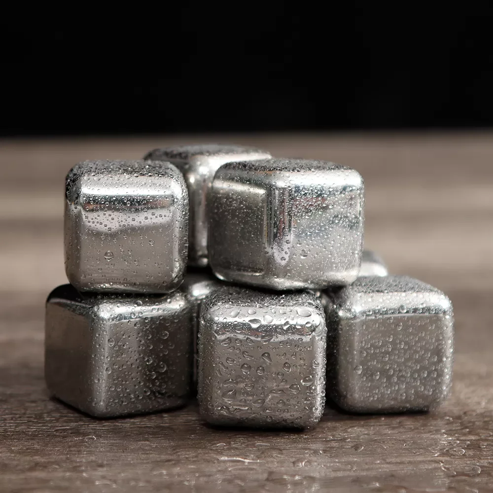 

Stainless Steel Cube Ice Cubes Reusable Longer Chiller Stones For Whiskey Cooler Can Drinks Cold Beer For Bar Stone Drink Wine