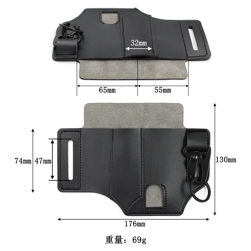 PU Leather Sheath For Leatherman Multitool Sheath EDC Pocket Organizer Hunt Tactical Knife Pouch Camping Outdoor Tool
