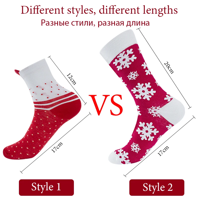Winter Crew Christmas Funny Cotton Socks Harujuku Cute Santa Snowman Funny Women Socks Kawaii Novelty Christmas Gifts 2021 New