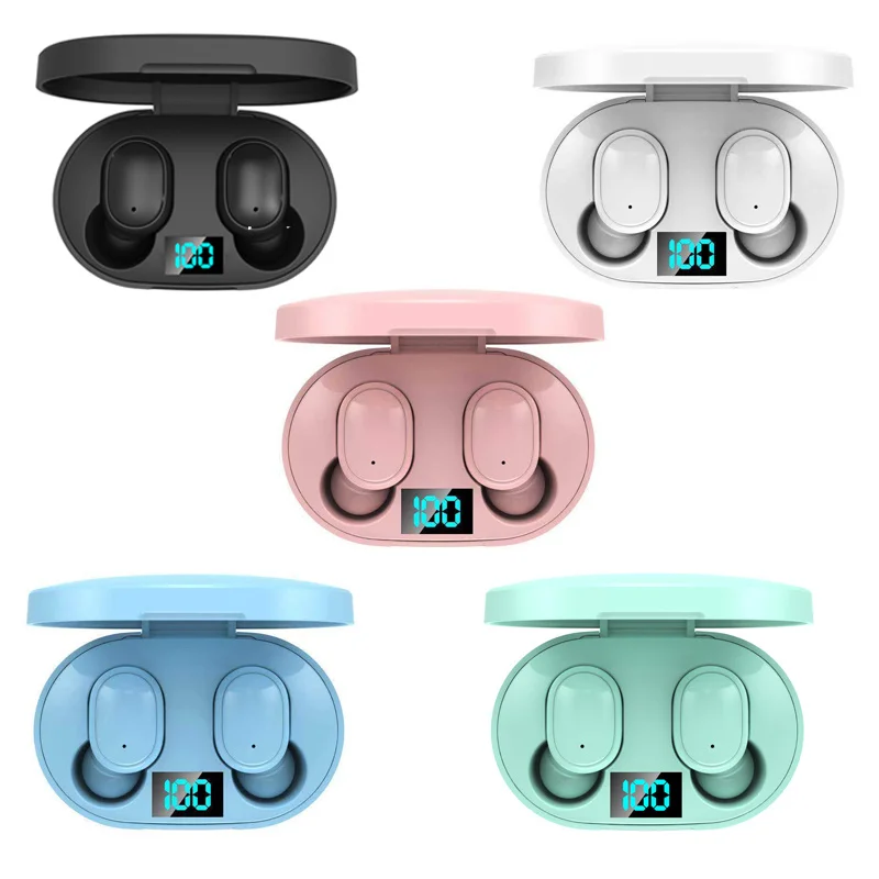 

TWS E6S Bluetooth Earphones Wireless Earbuds For Xiaomi Redmi Noise Cancelling Headsets With Microphone A6S A6Lite Headphones