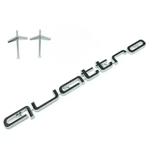 

3D ABS эмблема передней решетки автомобиля для Audi Quattro Logo A3 A4 A5 A6 A6L A7 A8 Q3 Q5 Q7 S3 S4 S5 RS3 RS4 RS6 аксессуары для значков