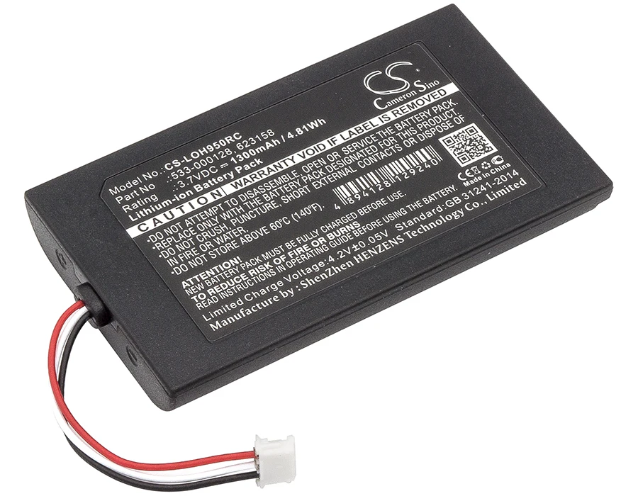 

Аккумулятор Logitech 1300-533 000128 на 623158 мА · ч для Harmony 950 Elite 915-000260 915-000257