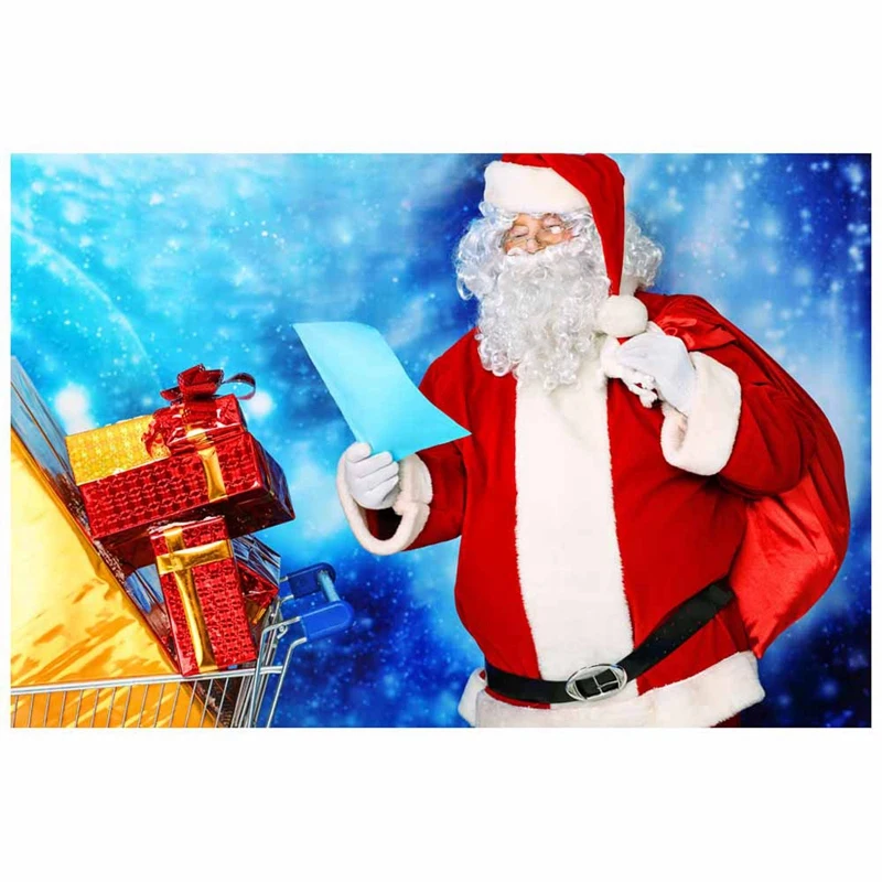 Алмазная вышивка сделай сам Подарочный Санта-Клаус круглая крестиком из смолы