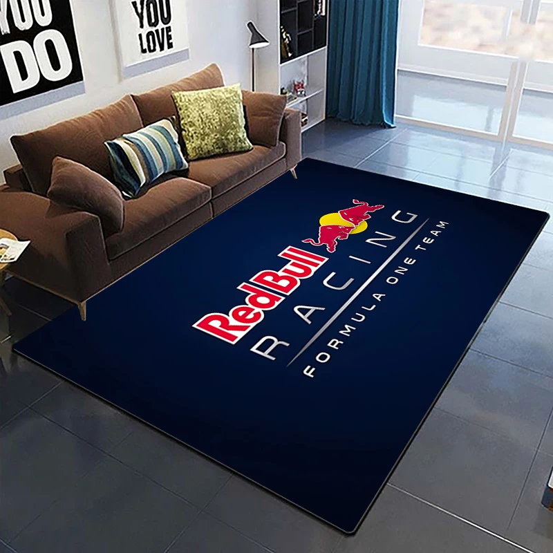 RED B-BULL HD Printed  Area Large Rug Carpet for Living Room Bedroom Sofa Decoration, Non-slip Floor Mats Dropshipping Alfombras