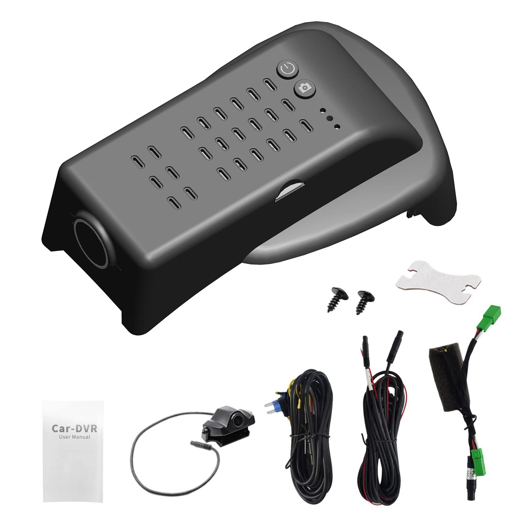 

Автомобильный видеорегистратор с Wi-Fi, видеорегистратор с двойной камерой, 64 ГБ памяти, Передняя камера 4K UHD 2160P, задняя камера 1080P, видеорегистратор для Volvo V90 S90 XC60