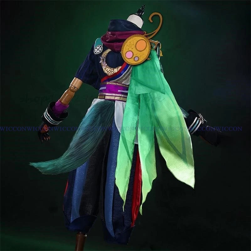 Женский и мужской костюм для косплея Game Impact парик туфли с хвостом ушками