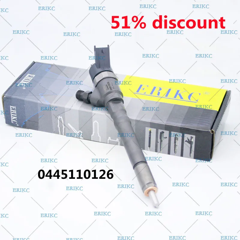 

ERIKC 51% Discount 0445110126 Automotive Parts Fuel Injectors Genuine Nozzle For HYUNDAI & KIA NO. 33800-27900 Cummins 5263319