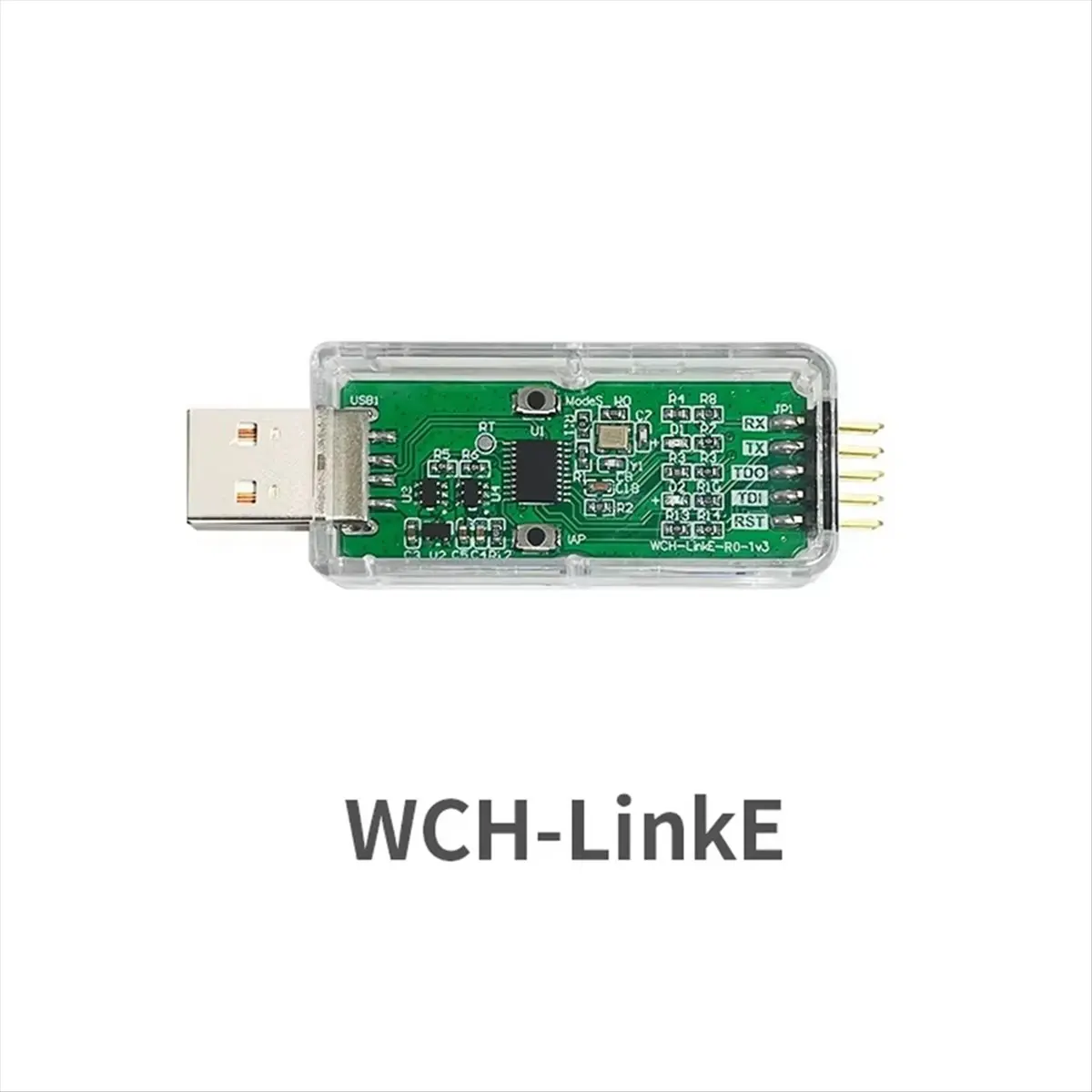 Фото (AD11) Комплект из 2-х отладчиков WCH-LinkE для онлайн-загрузки, поддерживающих архитектуру WCH RISC-V, интерфейс MCU/SWD, 1 последовательный порт для USB-канала №5