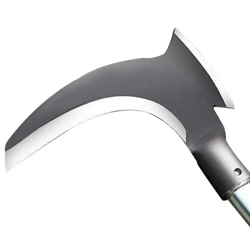 

Heavy Duty High Manganese Steel Sickle Handheld Weed Remover Grass Sickle Sharp Sturdy Weeder Cutter Tools for Garden Lawn