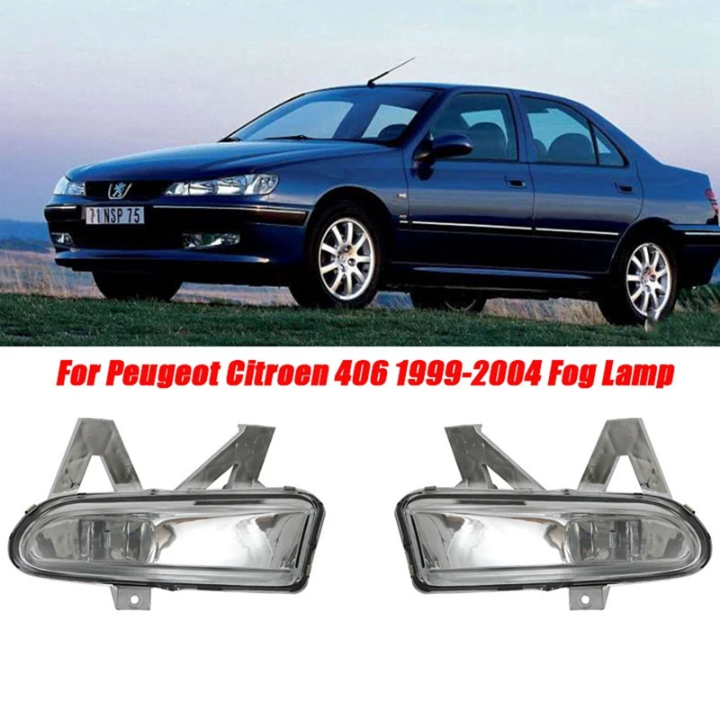 Автомобильные передние противотуманные фары для Peugeot Citroen 406 1999-2004 087571 087570 2 шт. |