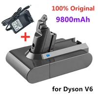 21 6v 9800mah li ion battery for dyson v6 dc58 dc59 dc62 dc74 sv09 sv07 sv03 965874 02 vacuum cleaner battery l30charger