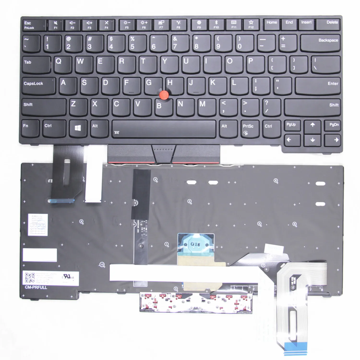 

New Original US for Lenovo Thinkpad E480 E490 E485 E495 T480S R480 L480 L380 R490 T14 T490 T495 L390 L490 P43s Backlit Keyboard