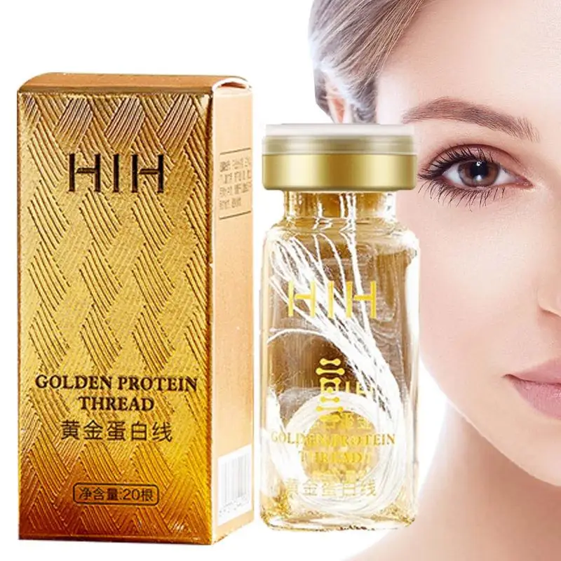 

Protein Thread Nourishing Golden Collagen Silk 20pcs Protein Line Dissoluble Smoothing Absorbable Moisturizing Hyaluronic Skin
