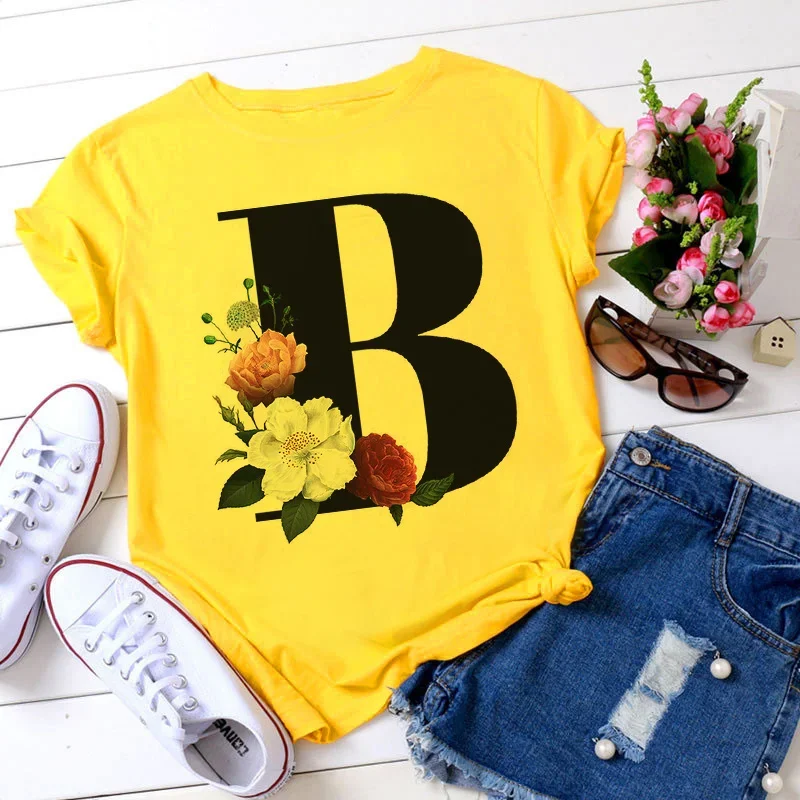 Женская Летняя Повседневная Элегантная Свободная Футболка В Корейском Стиле