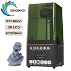 KINGROON KP6 моно ЖК 3D принтер уф смолы принтеры с 6,08 дюймовым монохромным экраном 2K 3D печать высокоскоростной SLA 3D принтер