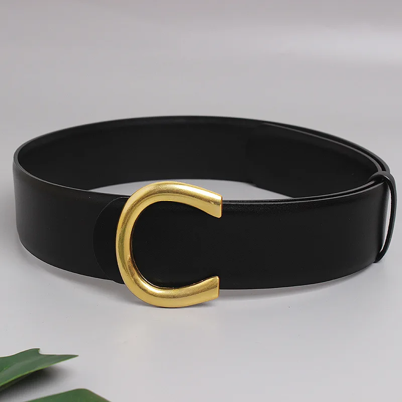 women's belt decoration versatile waistband belt for women matching dress coat female belt cowhide